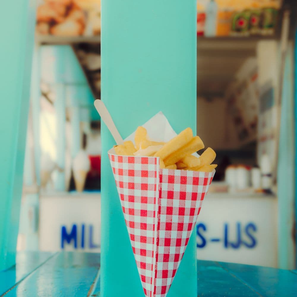Ember Fries in a paper cone