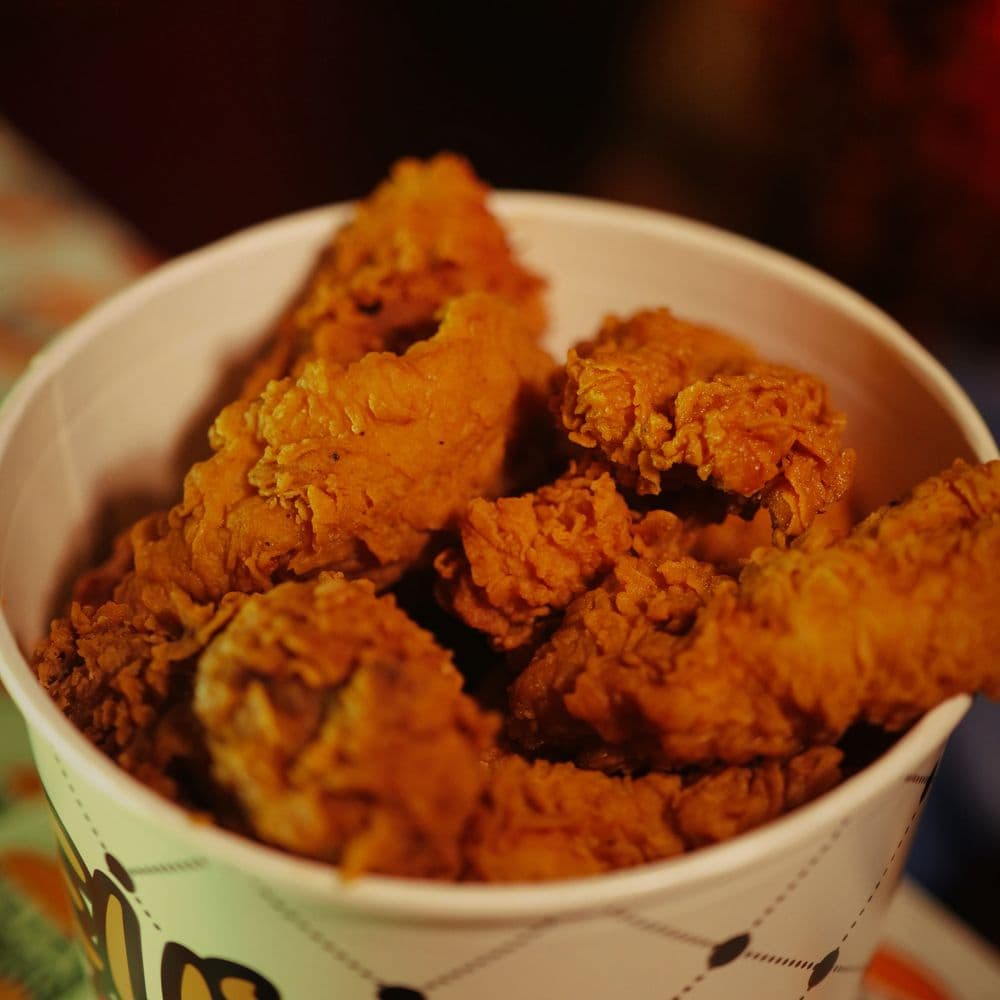 Bucket of chicken tenders