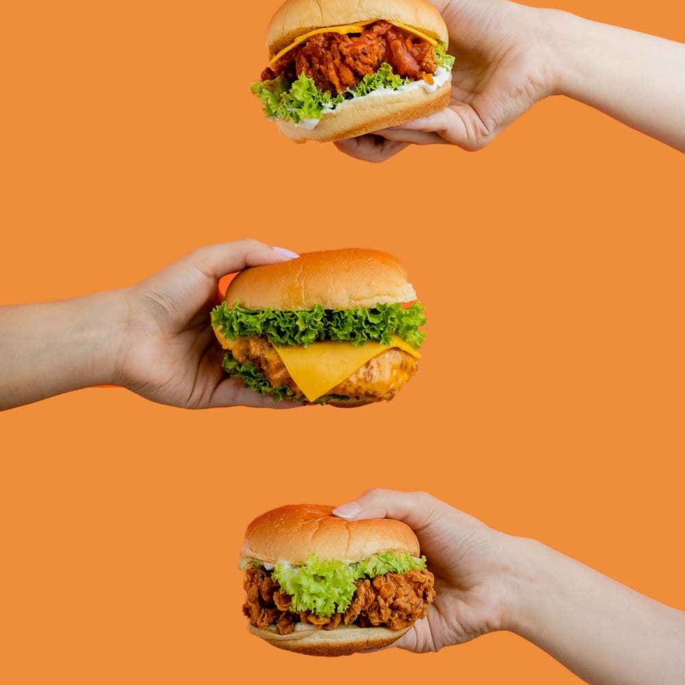 Hot Honey Crunch burger