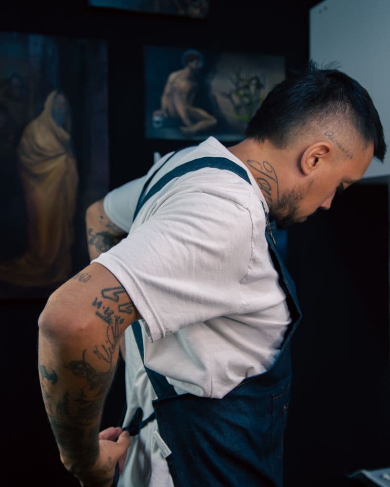 Portrait of Dimitris Kostas, Pitmaster